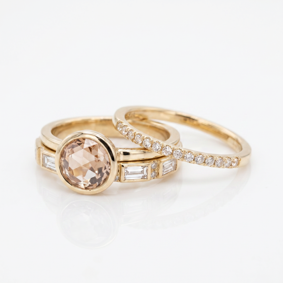 Soline – Ring with Gem Set in Gold