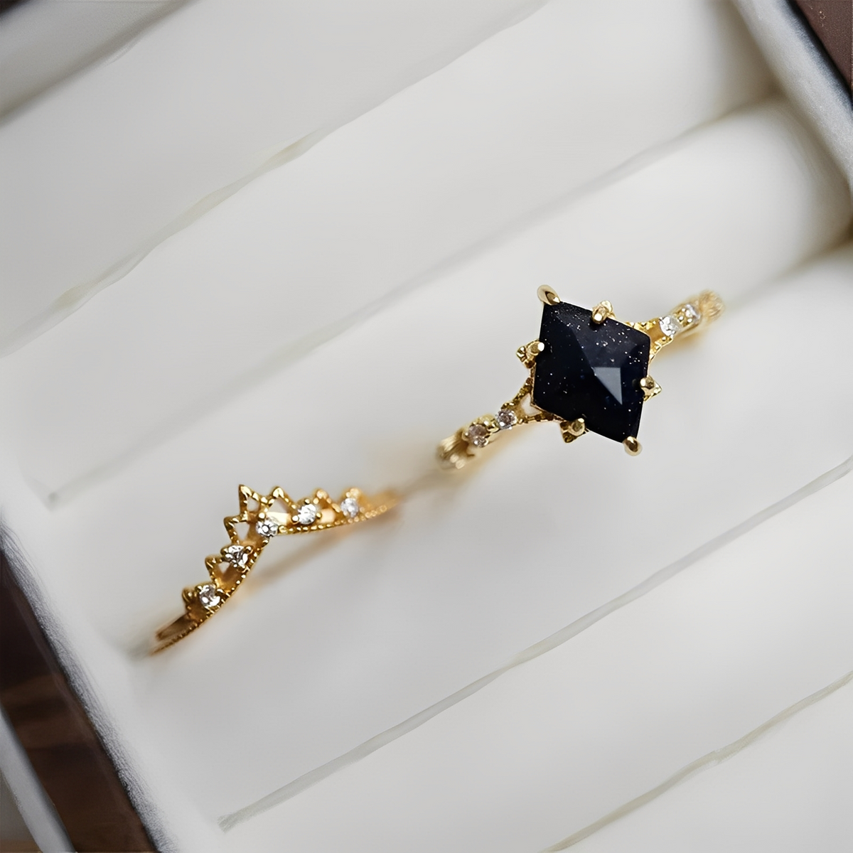 Nerisa – Ring Obsidian Dark Night