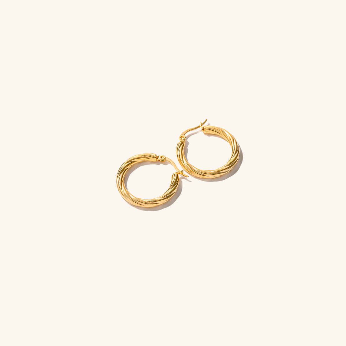 Zephy - Twisted Hoop Earrings