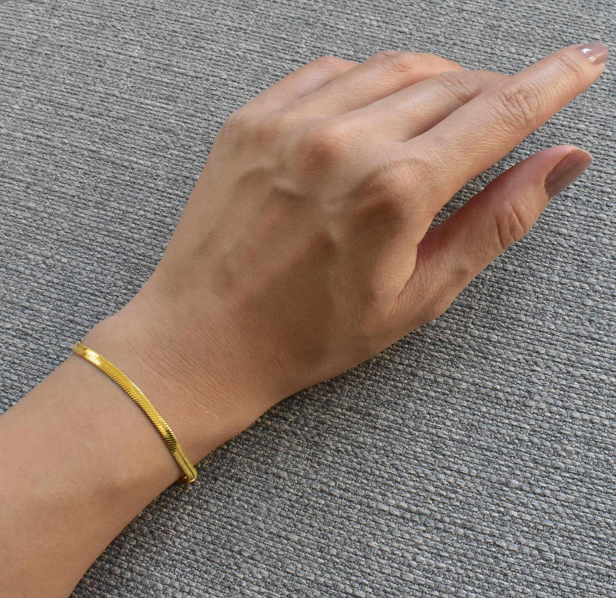 Becca – Bracelet Snake Chain in Gold