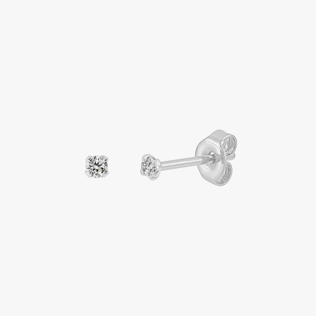 Sloane - Glimmering Mini Stud Earrings 2mm