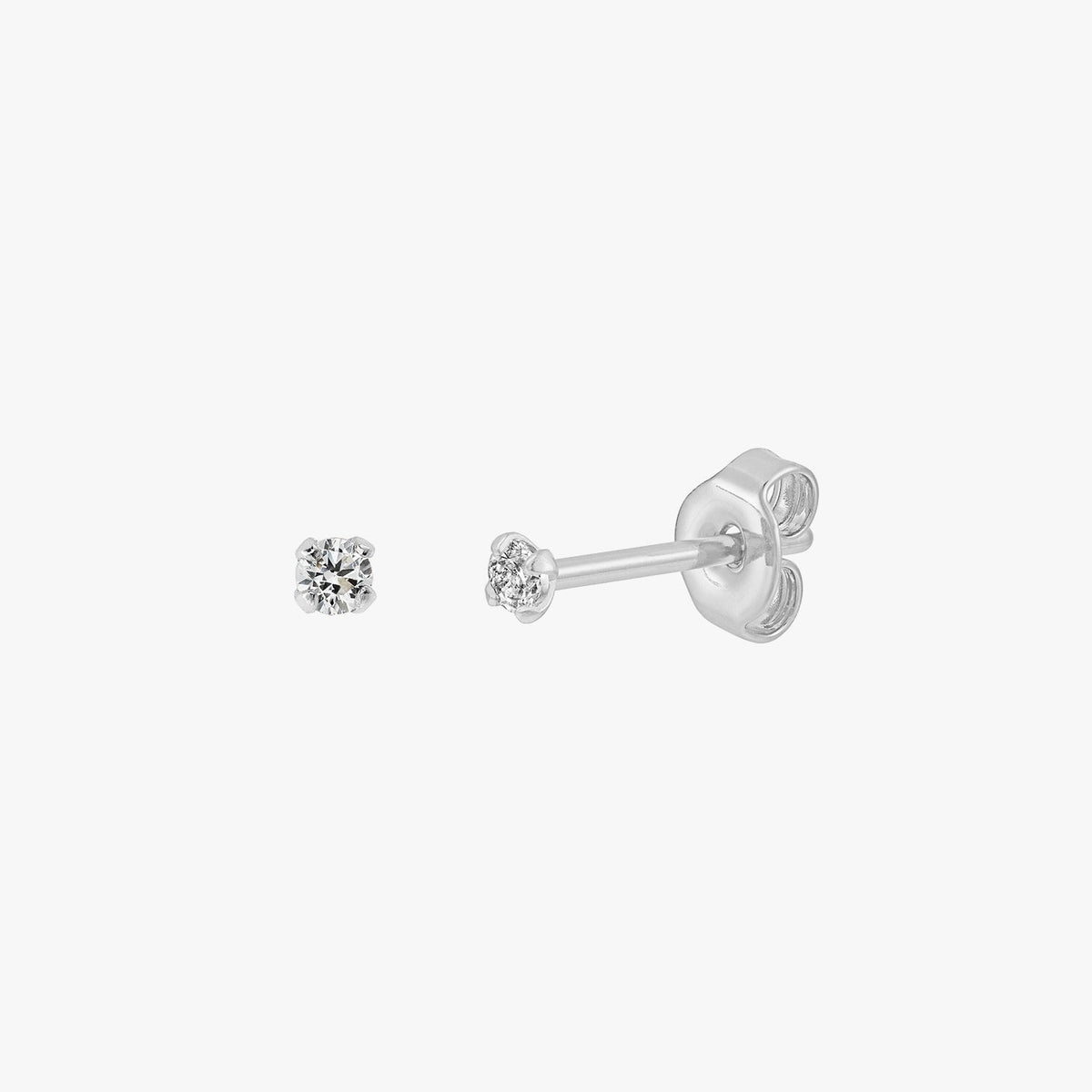 Sloane - Glimmering Mini Stud Earrings 2mm