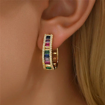Aureyla – Trendy rainbow earrings