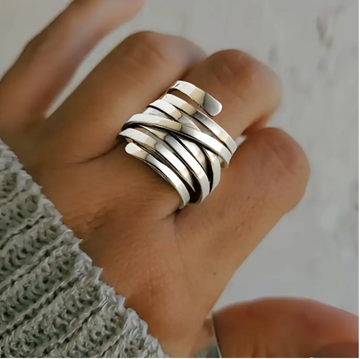 Bliss – Vintage Wide Silver Ring
