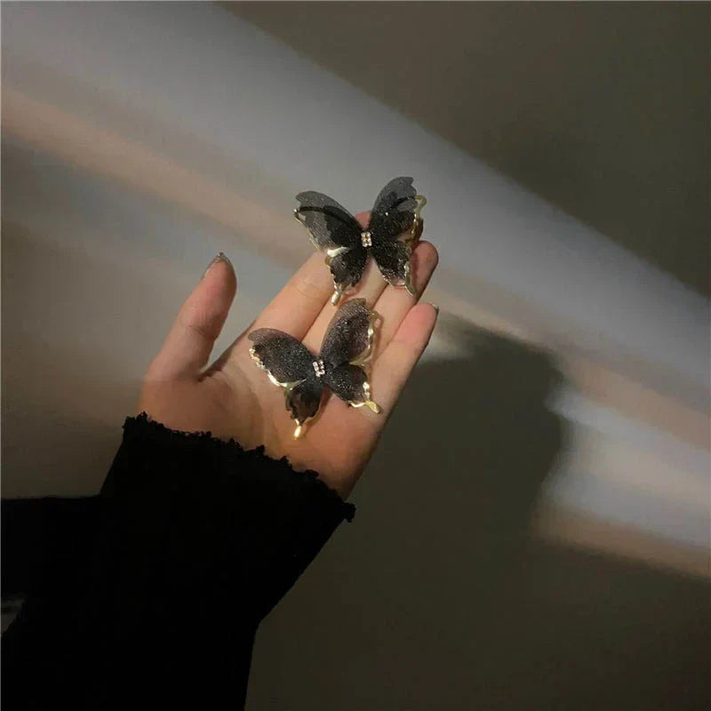 Jean – Butterfly Earrings made of Lightweight Weave