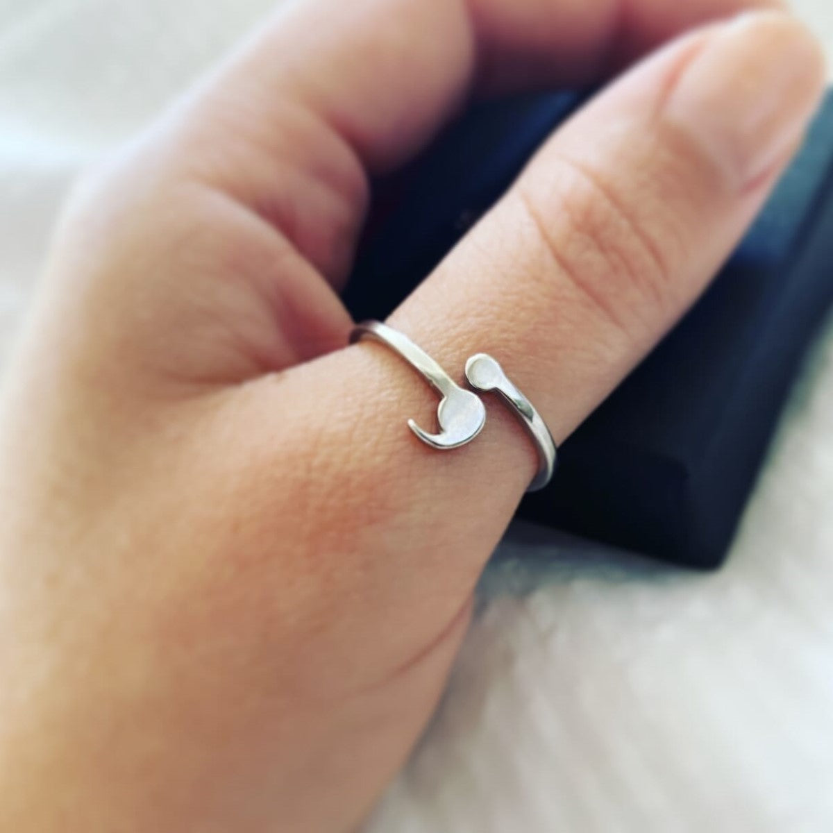 Slim Semicolon Ring - Empowerment Ring