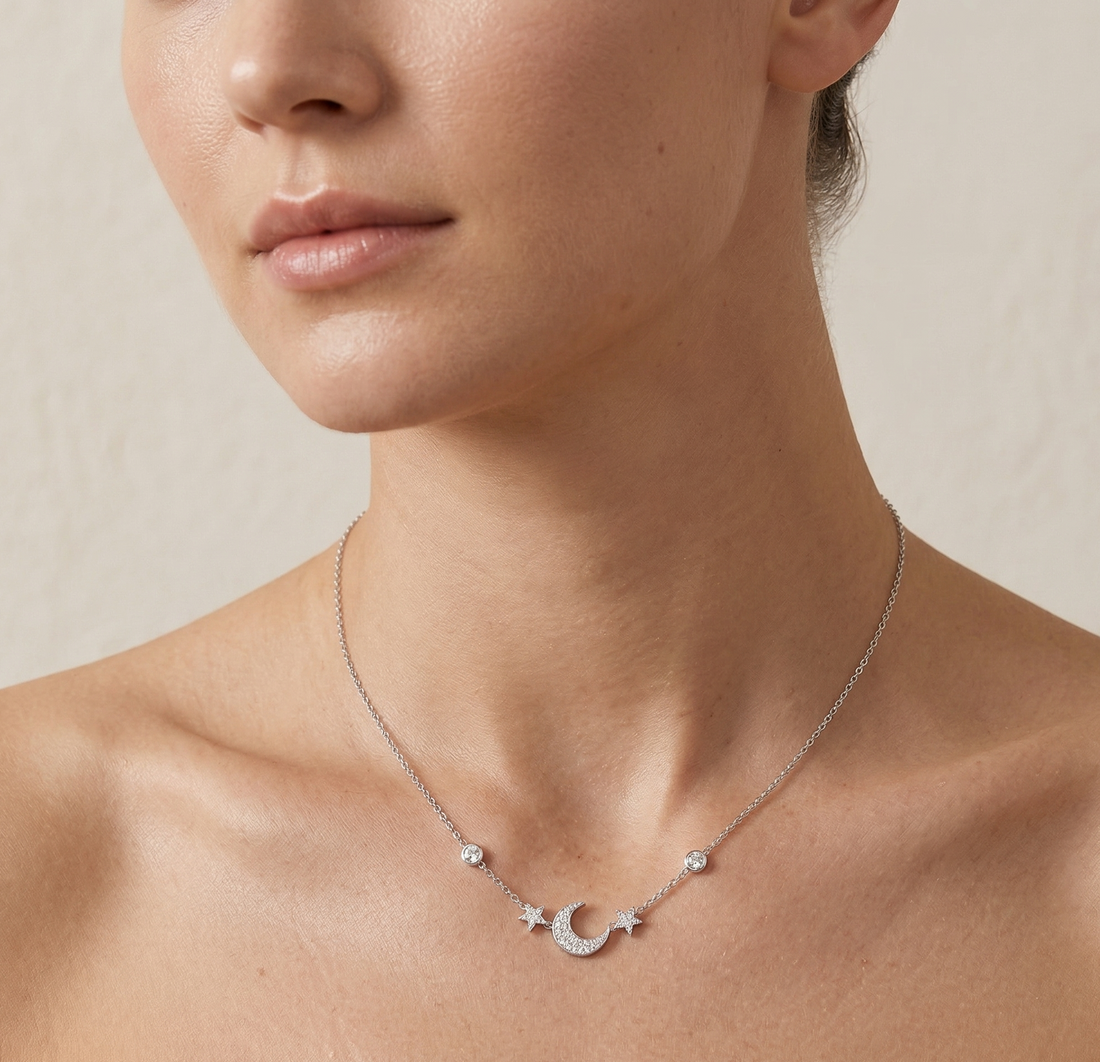 Silver Stainless Steel Necklace