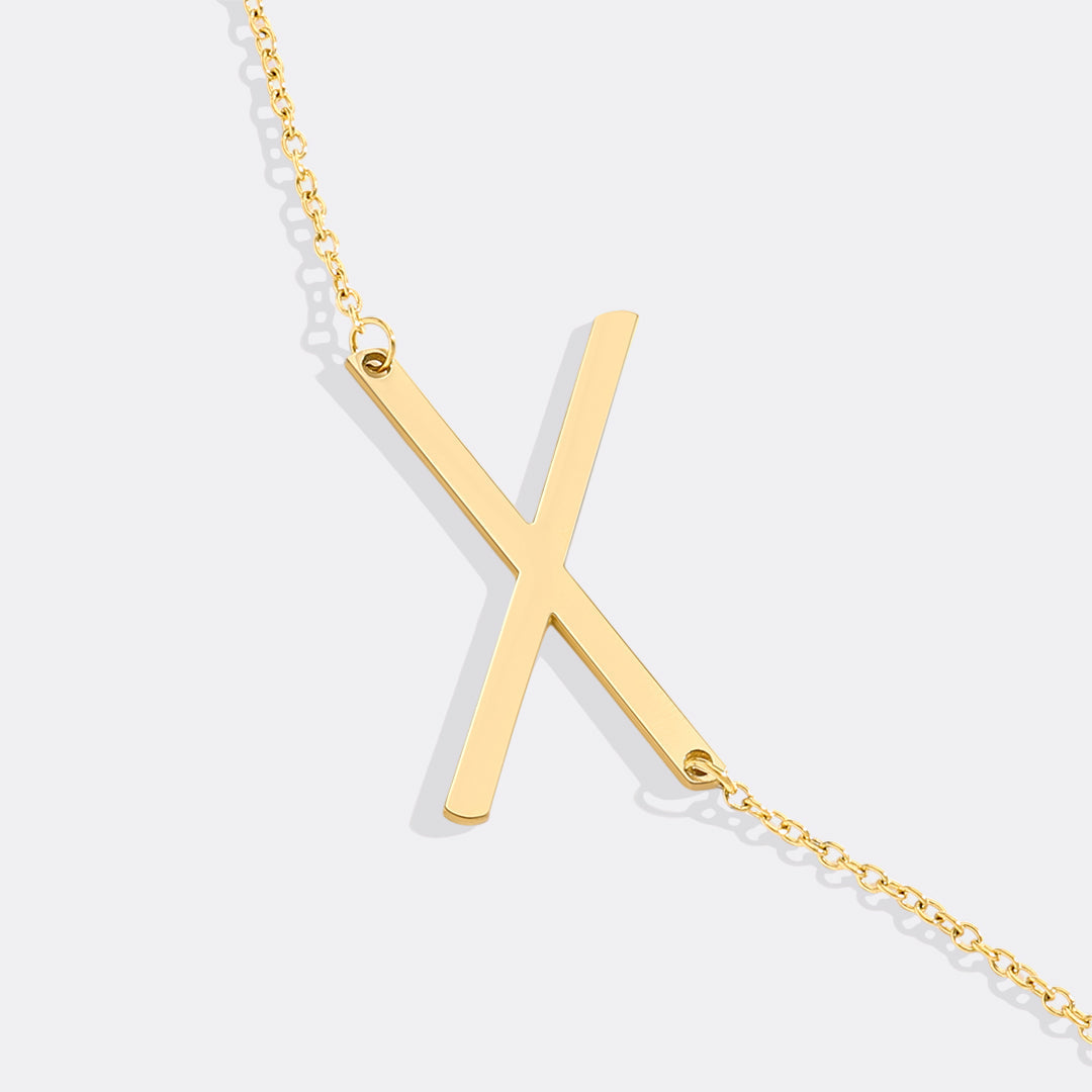 Inez – Necklace Initial Declarative