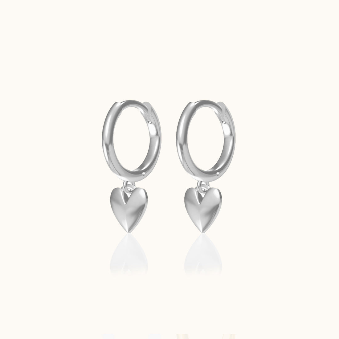 Kalpana - Heart-shaped earrings