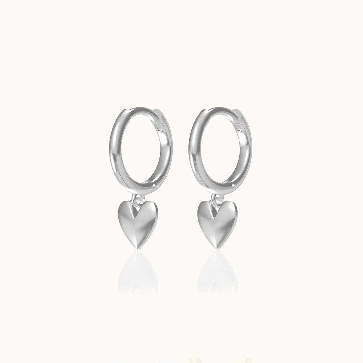 Kalpana - Heart-shaped earrings