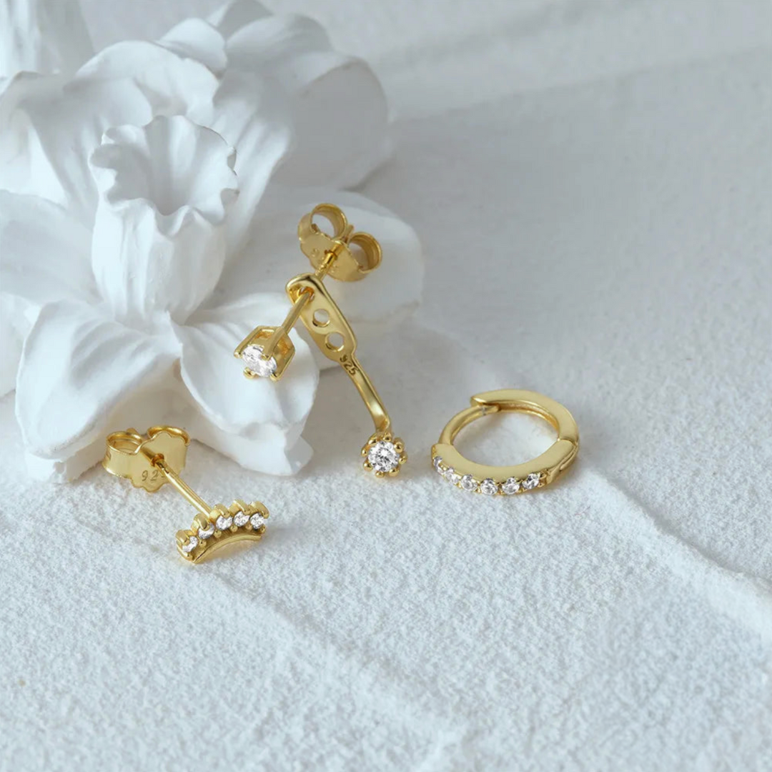 Elena – Trio of Earrings Set