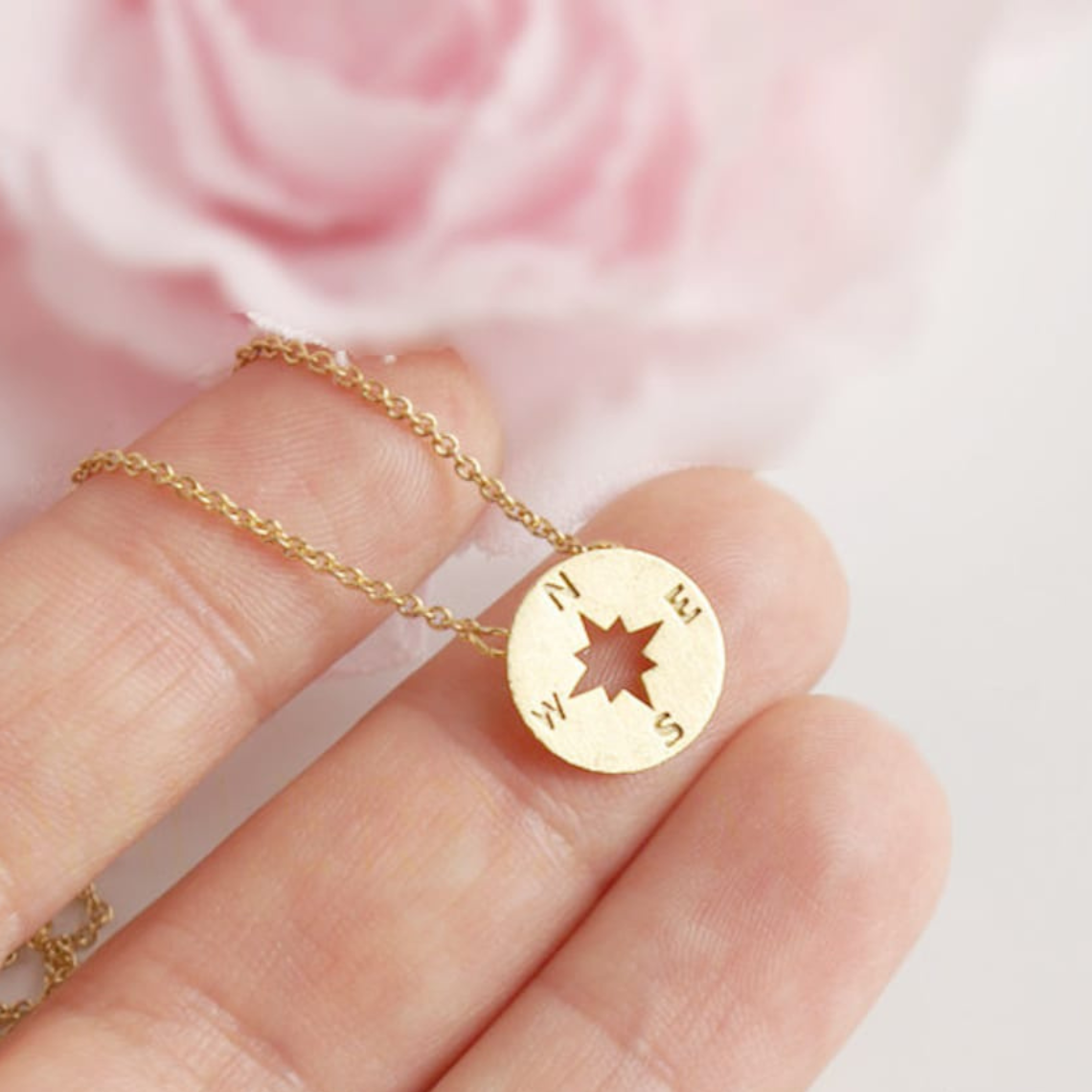 Circular Compass - Pendant Necklace