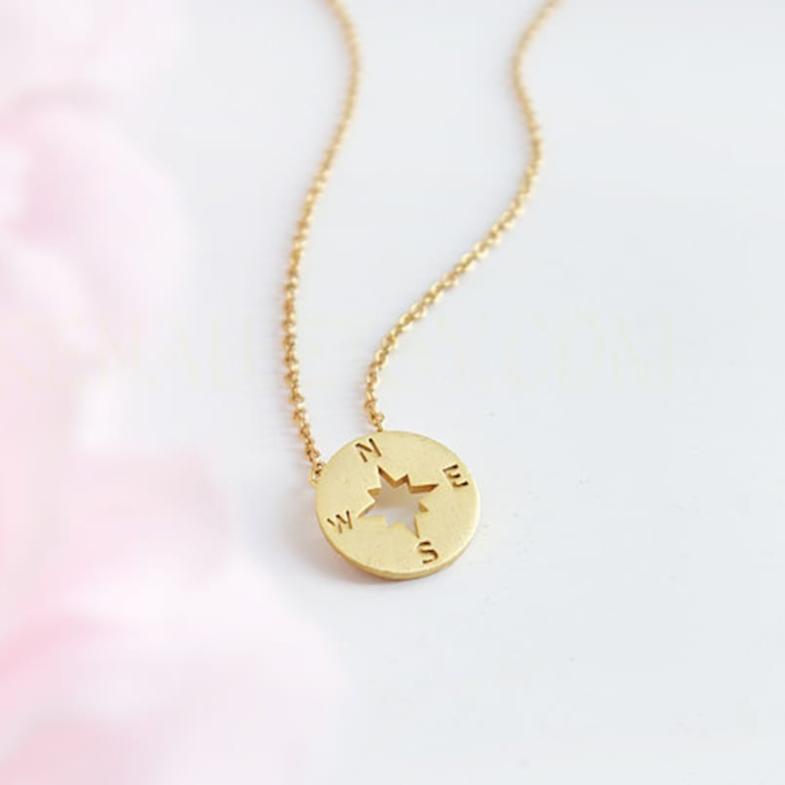 Circular Compass - Pendant Necklace