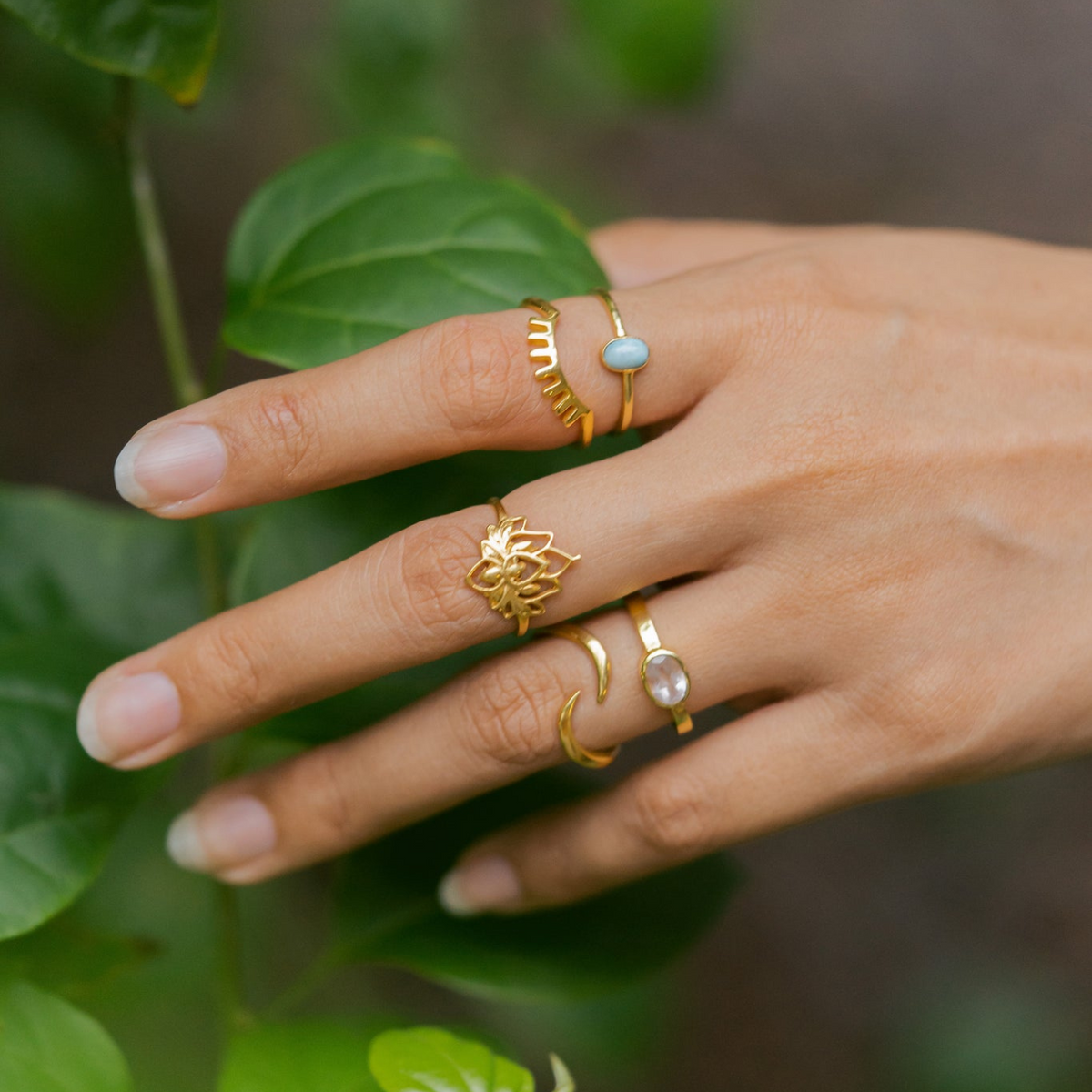 Lotus Flower - Stylish Ring