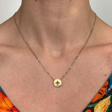 Circular Compass - Pendant Necklace