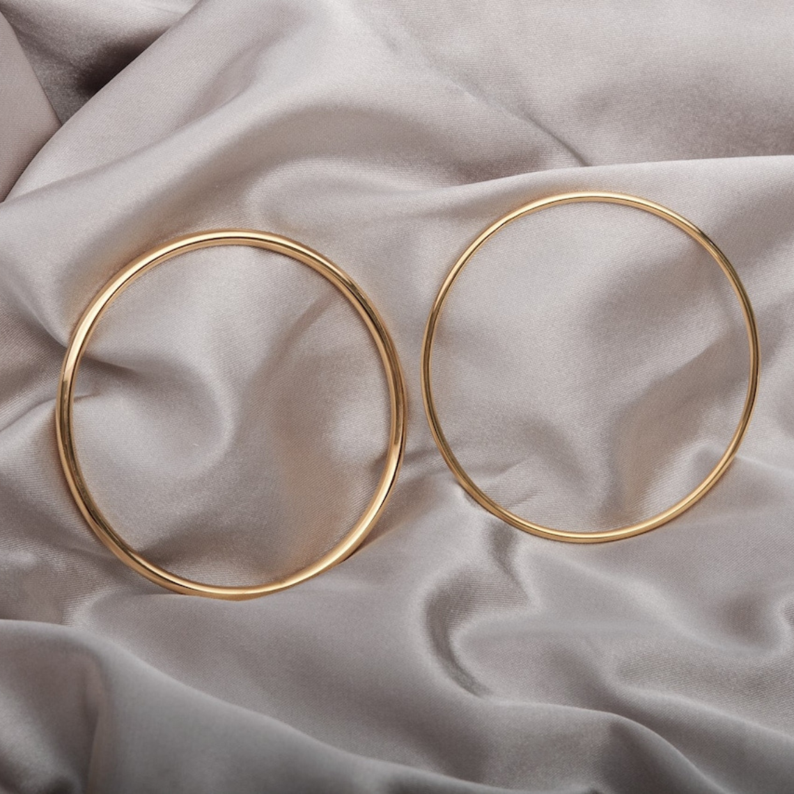 Timeless Bangle - Gold Slip-On Bracelet
