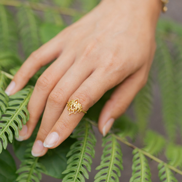 Lotus Flower - Stylish Ring