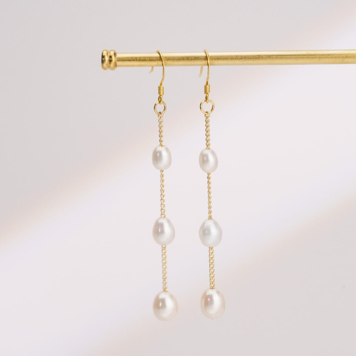 Varied Pearl Drops - Dangling Earrings