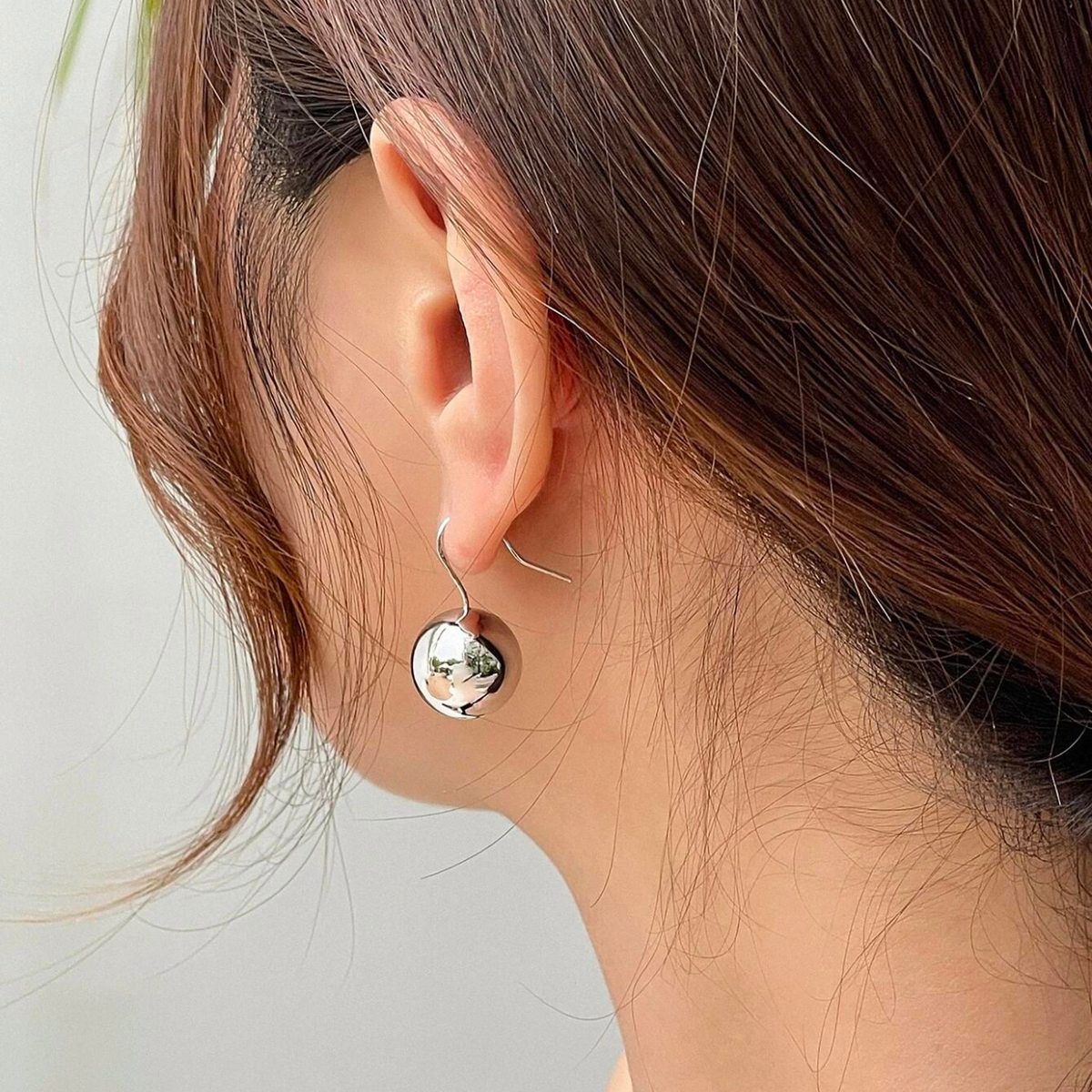 Ball Earrings - Bright Circular Ear Hooks