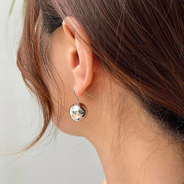 Ball Earrings - Bright Circular Ear Hooks