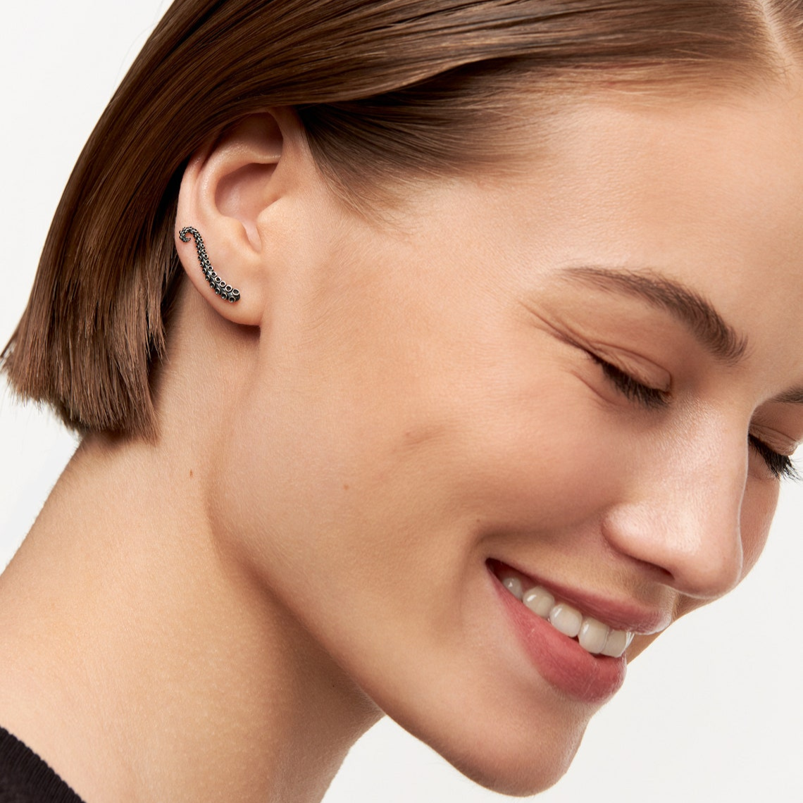 Octopus Ear Climber - Tentacle Earrings