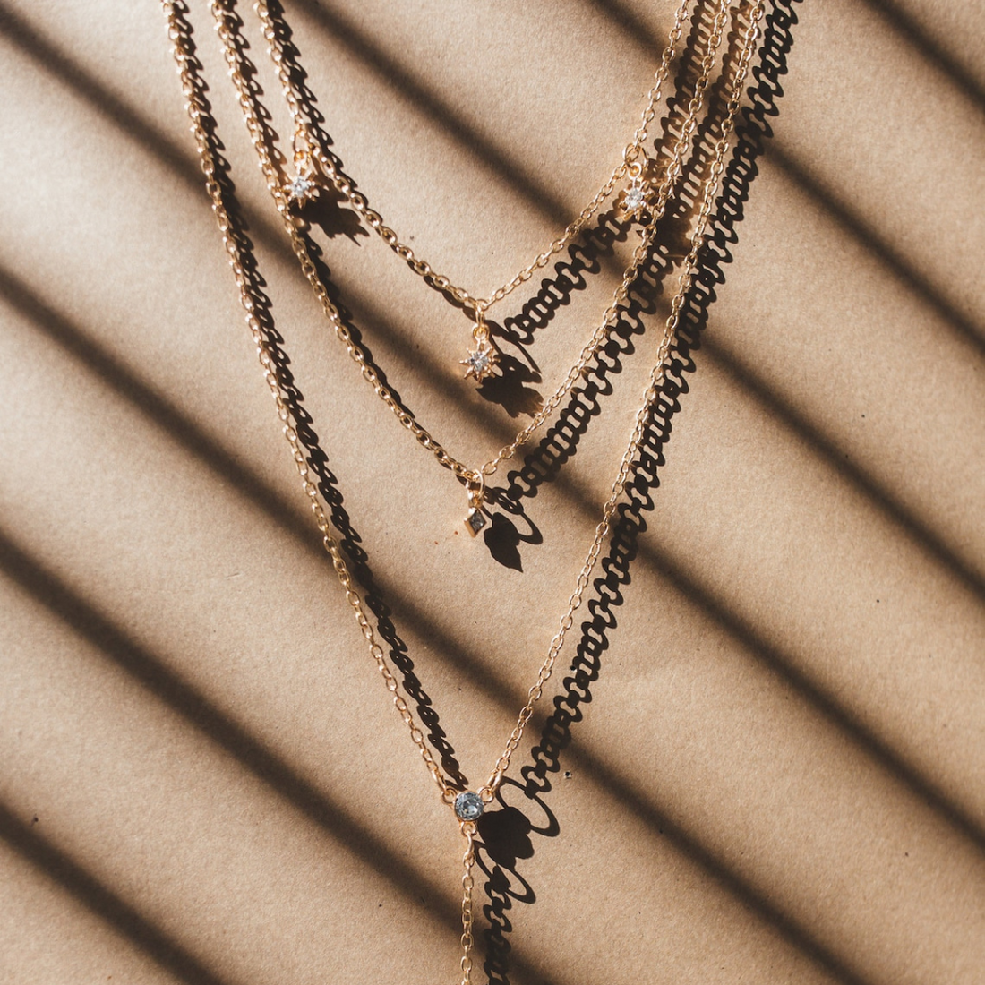 Boho Crystal Star - Charms Layered Necklace