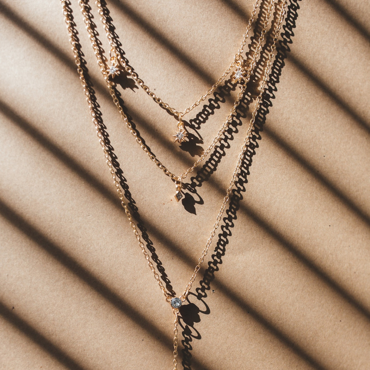 Boho Crystal Star - Charms Layered Necklace