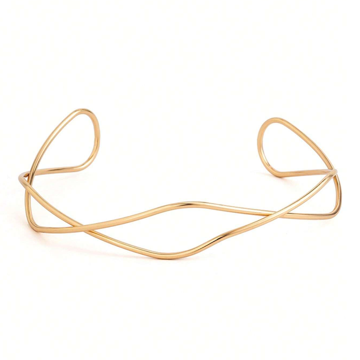 Choker crafted from twisted wire - Modern design