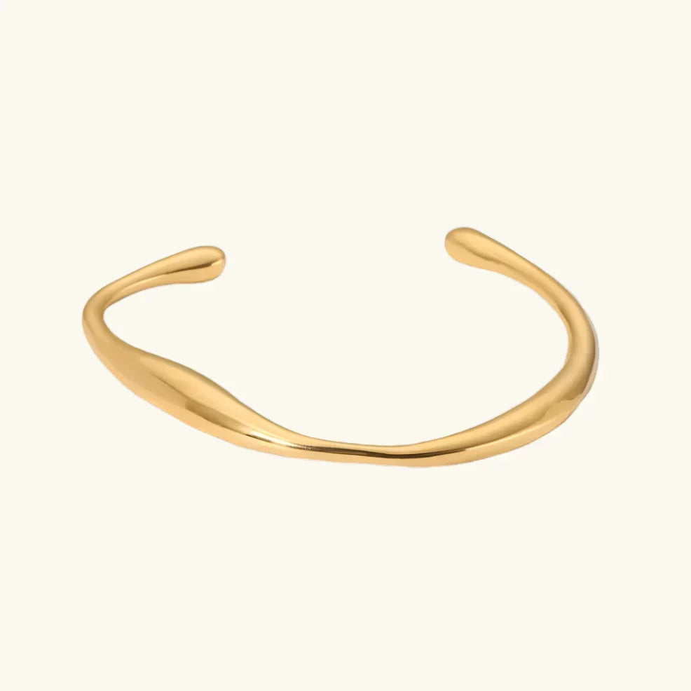 Dia – Sculptural Bracelet in Stainless Steel