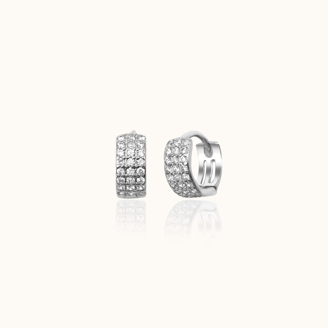 Tomiko - Wide CZ Hoops