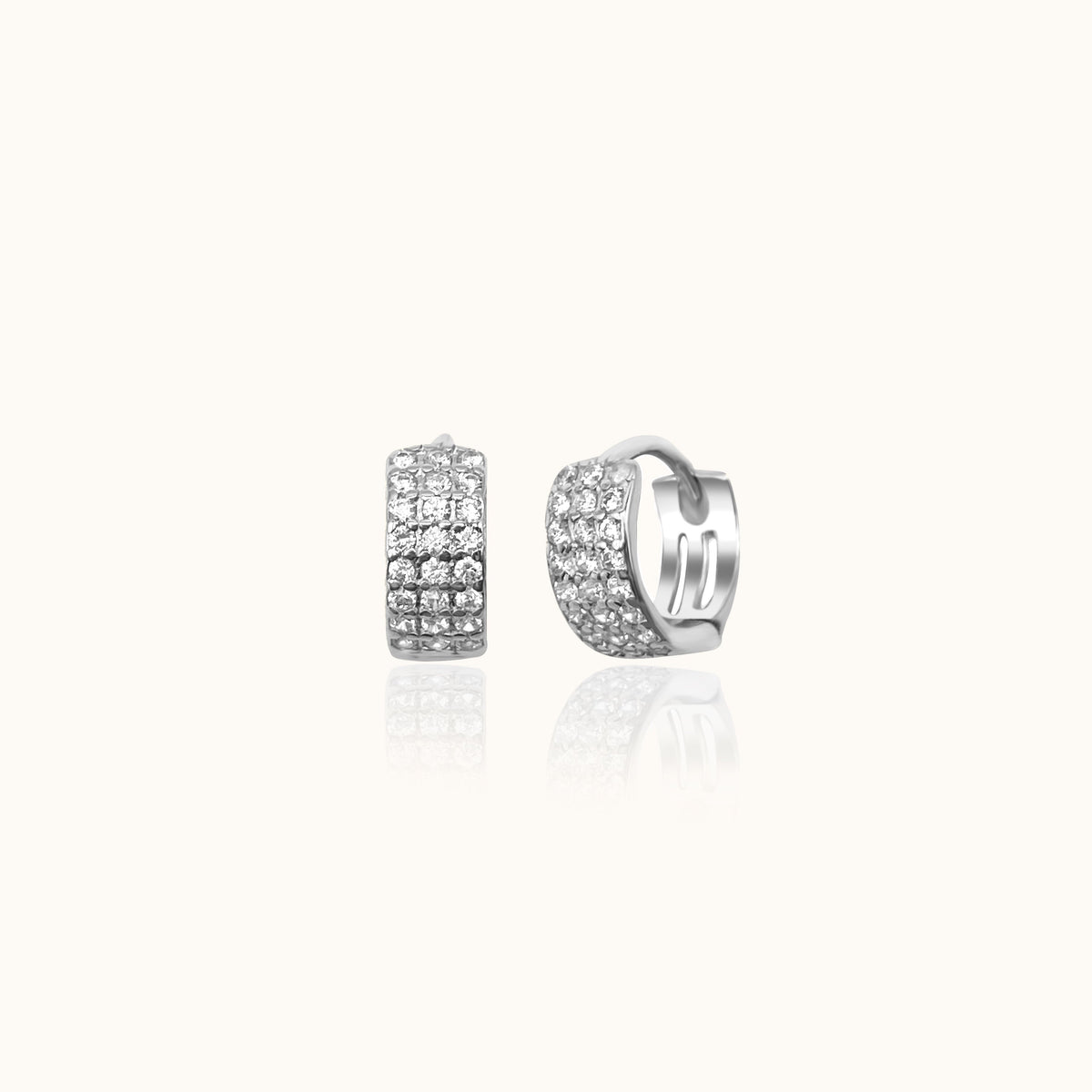 Tomiko - Wide CZ Hoops