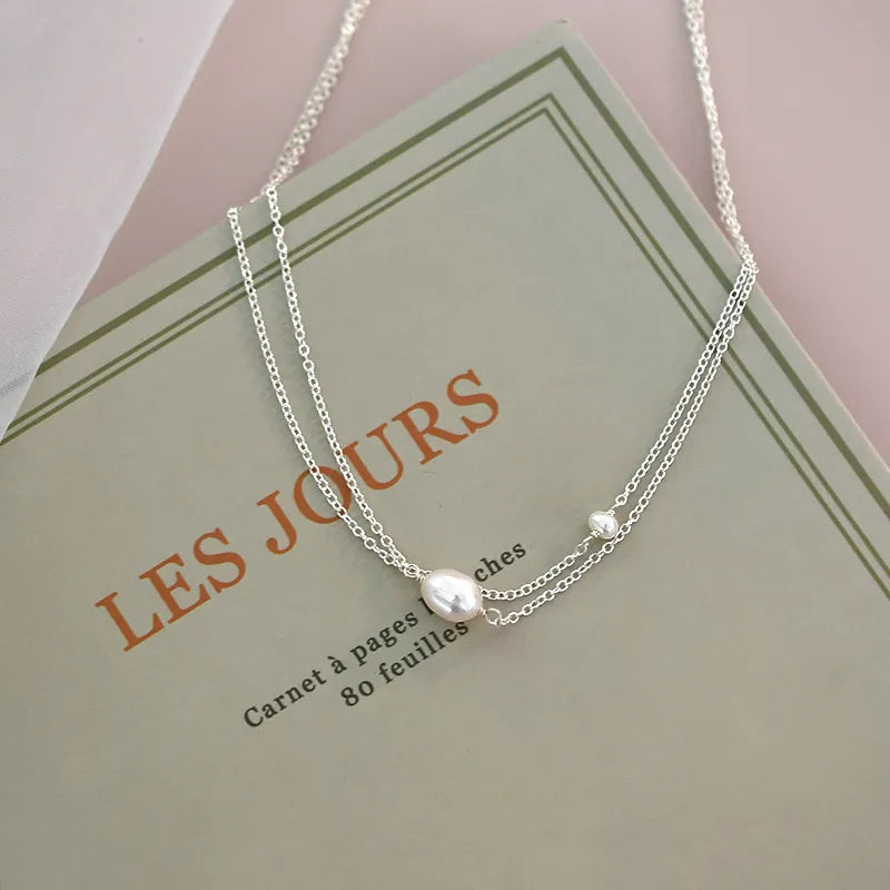 Serenity Shine – Necklace with Freshwater Pearls