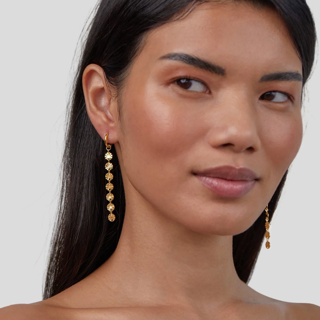 Zaya – Disc Earrings