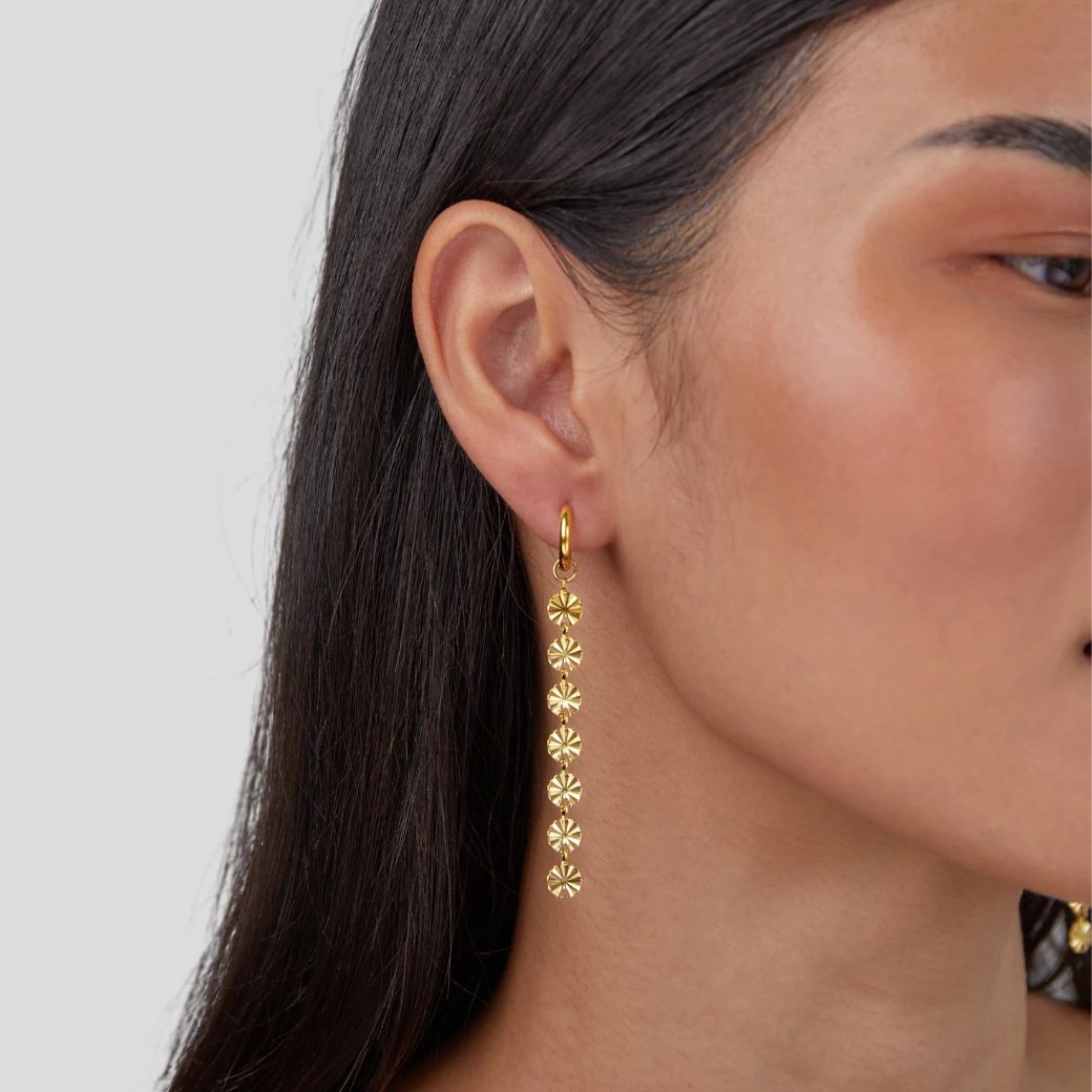 Zaya – Disc Earrings