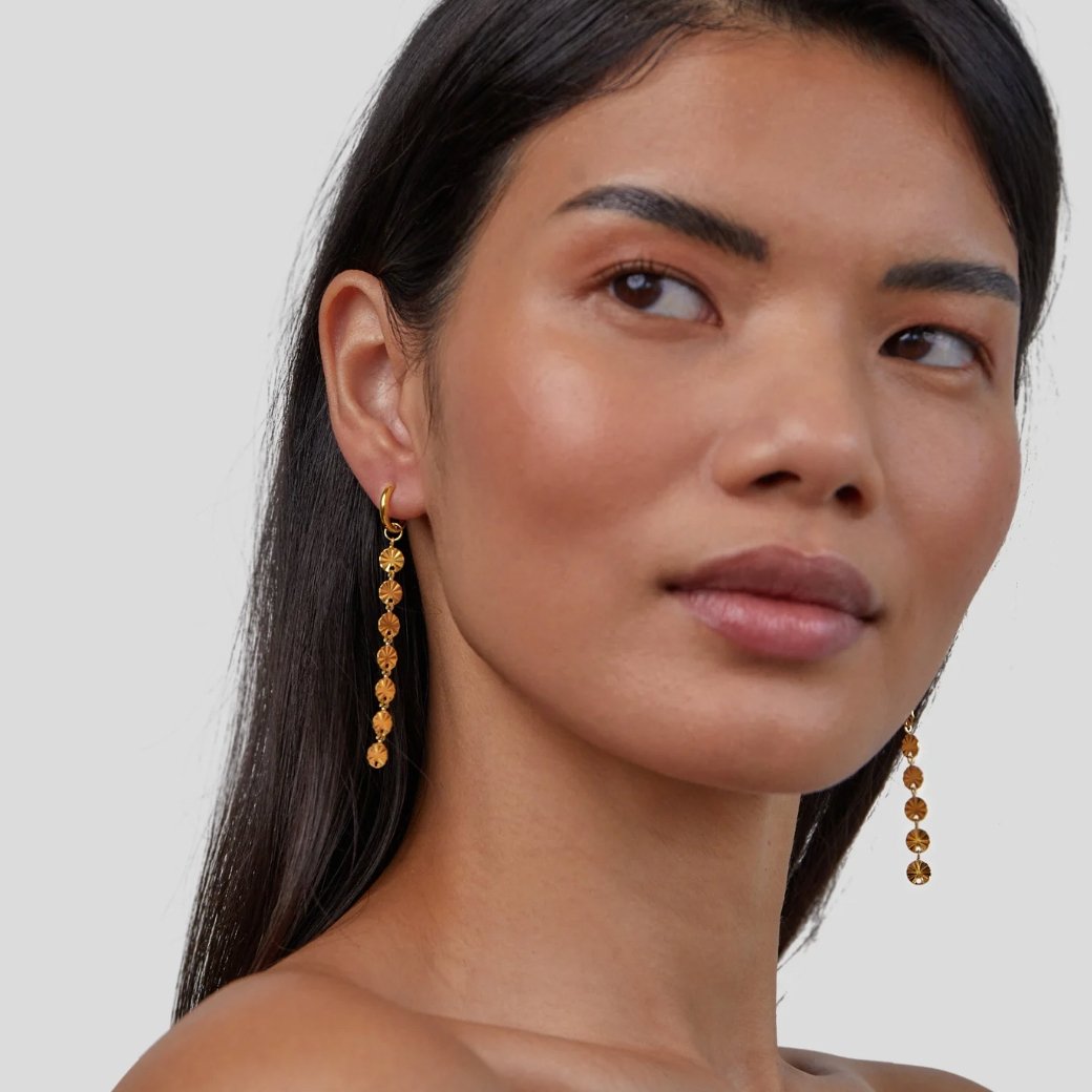 Zaya – Disc Earrings