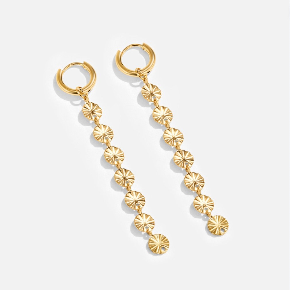 Zaya – Disc Earrings