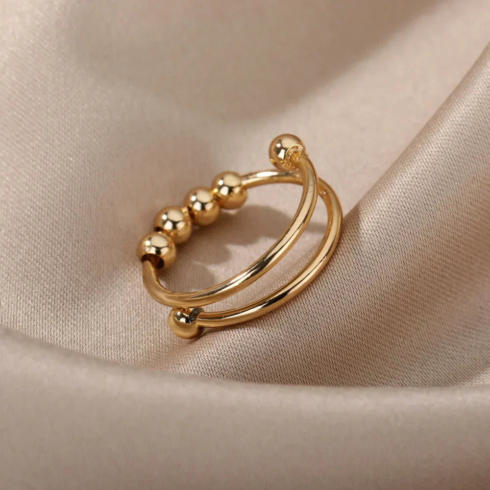 Maelis – Anti-Stress Ring with Rotating Beads