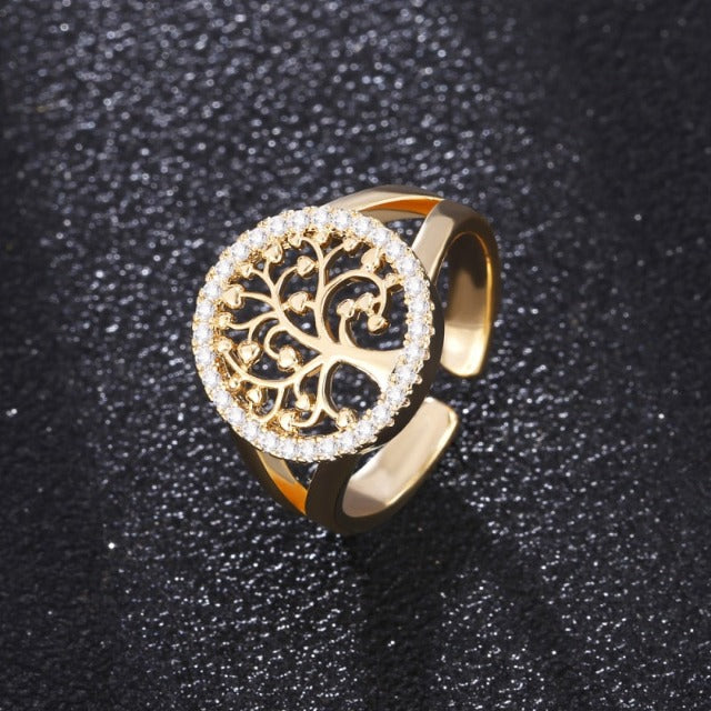 Yelina – Tree of life ring in gold or silver