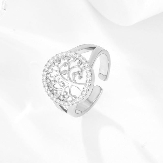 Yelina – Tree of life ring in gold or silver