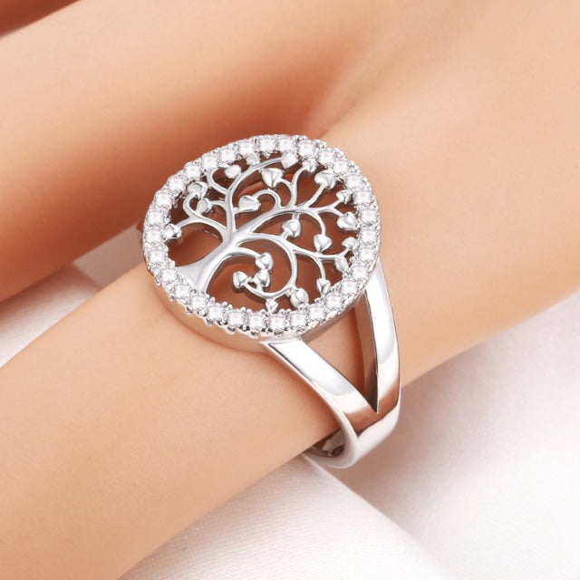Yelina – Tree of life ring in gold or silver