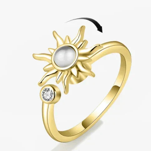 Helia – Calming Rotating Sun Ring