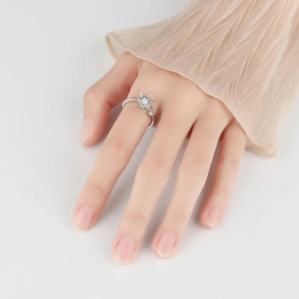 Helia – Calming Rotating Sun Ring