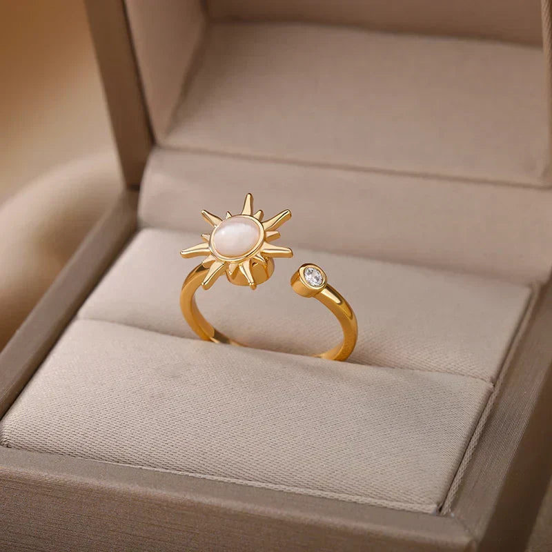 Helia – Calming Rotating Sun Ring