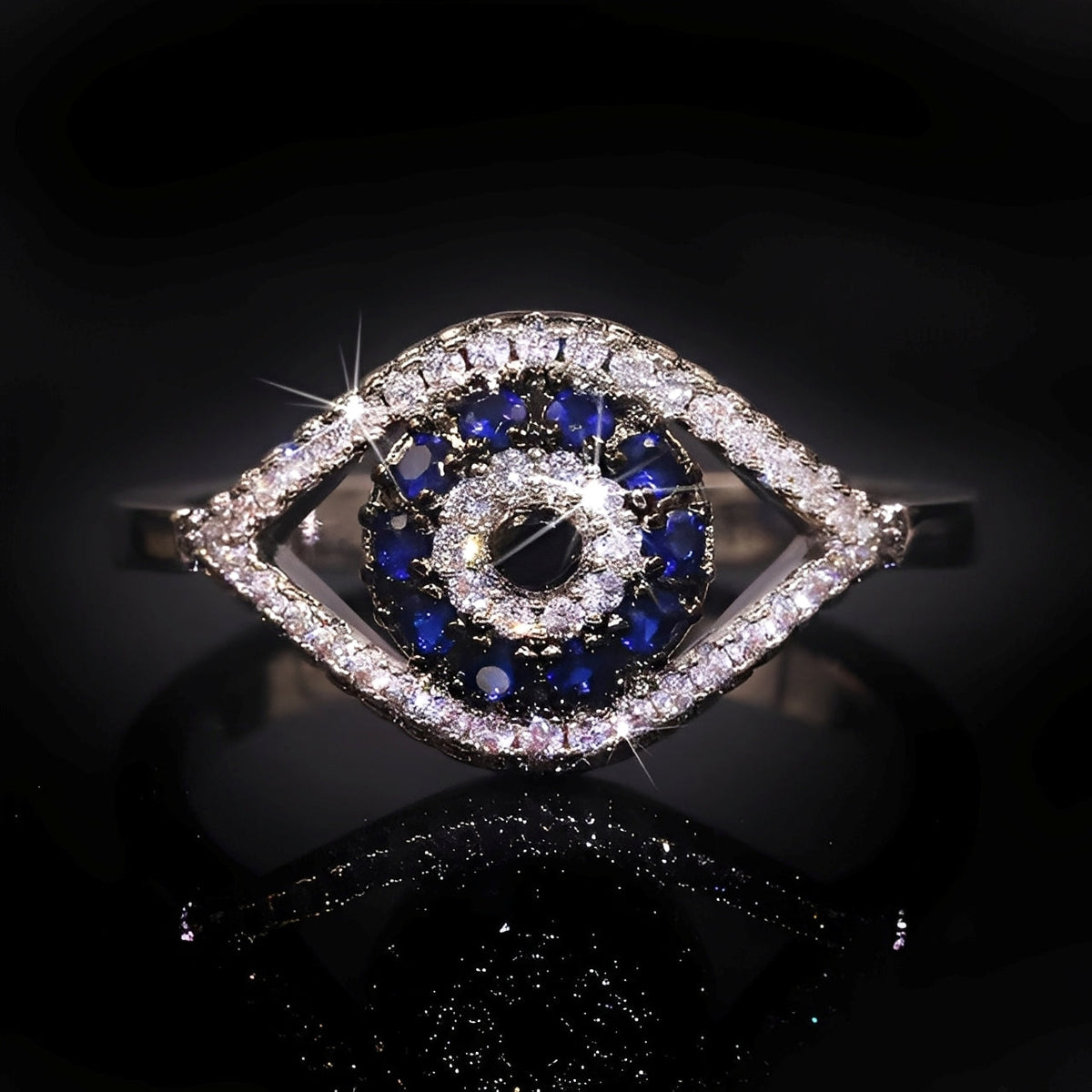 Eleni – Protective Ring with Blue Eye Matiasma