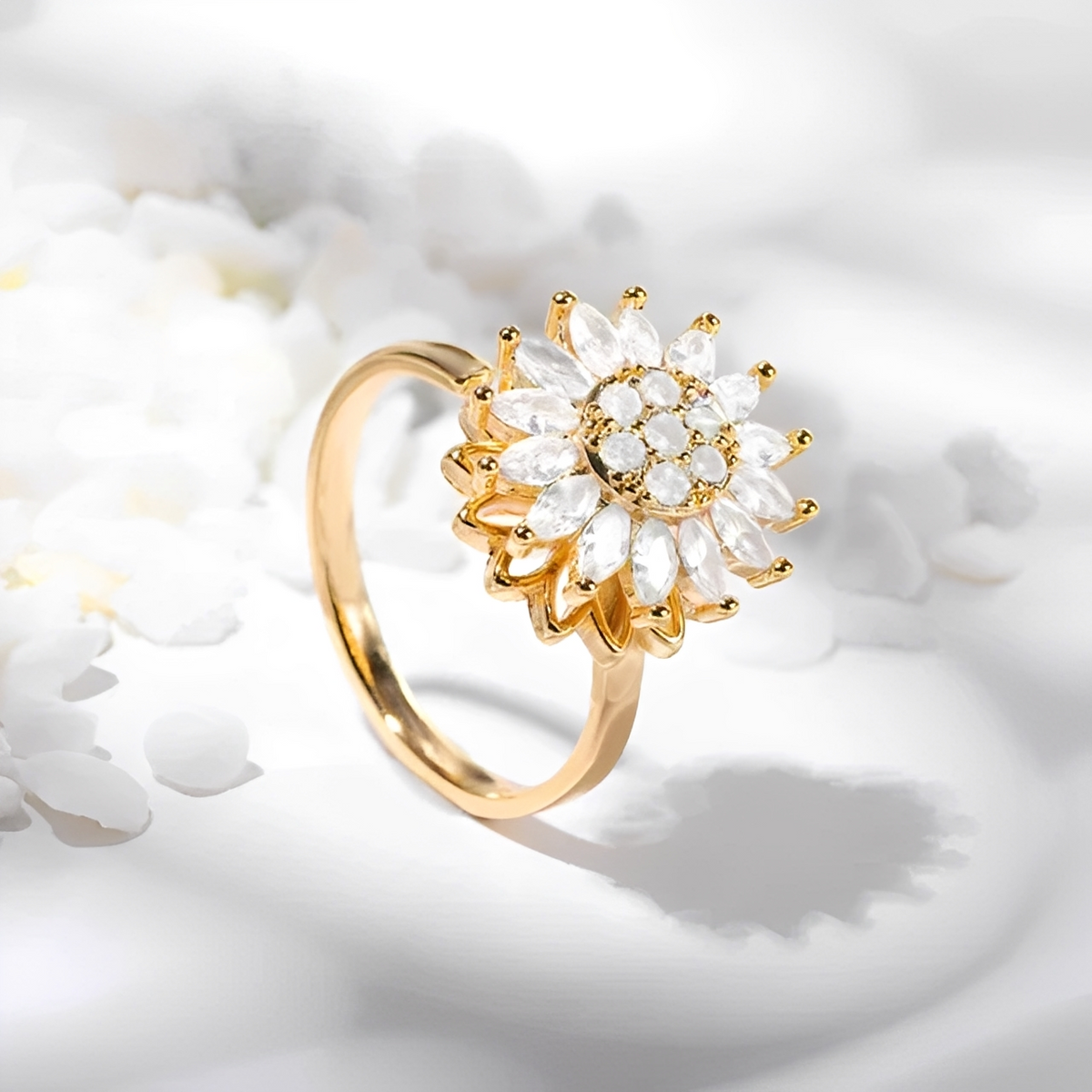 Solaya – Anti-Stress Sunflower Ring