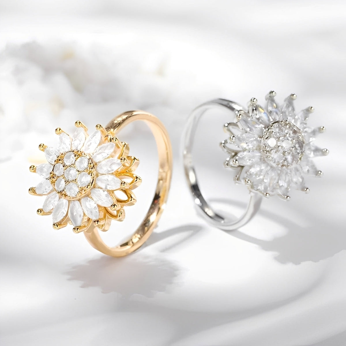 Solaya – Anti-Stress Sunflower Ring