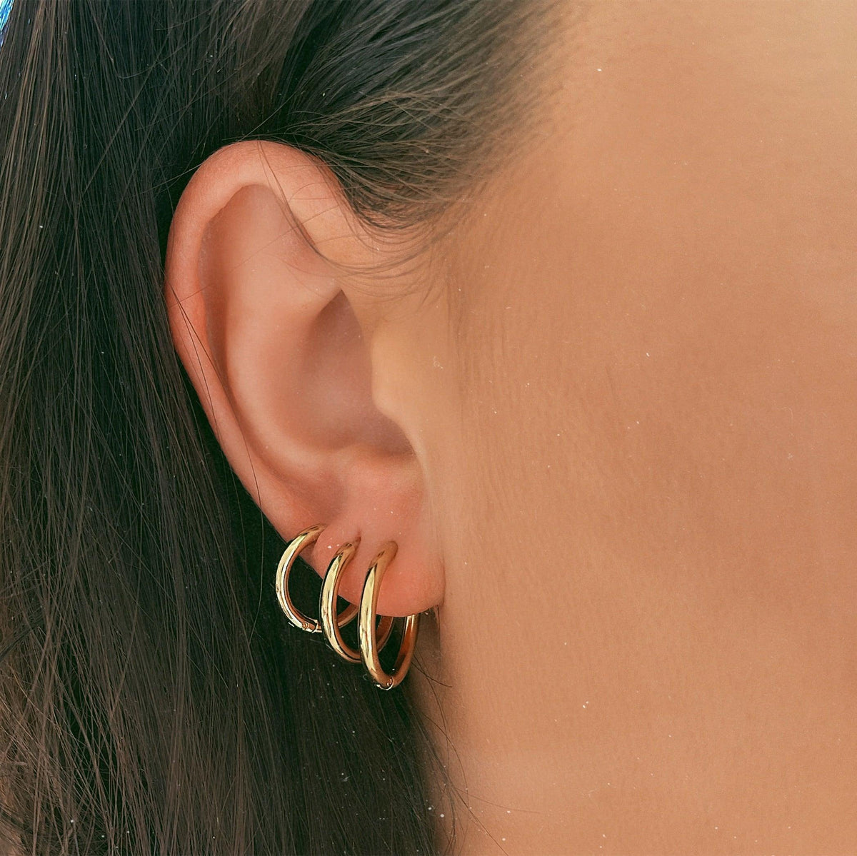 Celia – Chic Gold Hoops