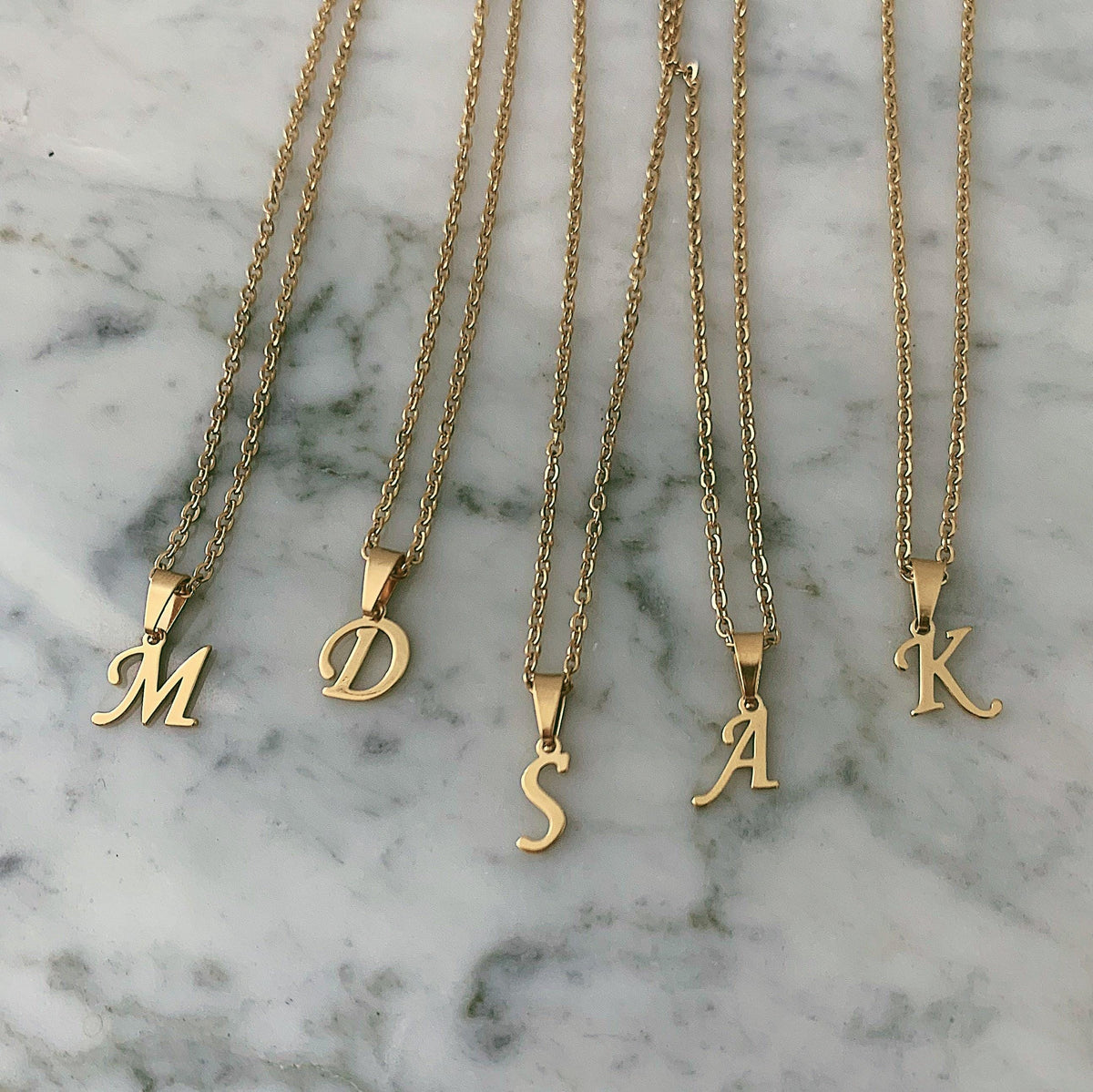 Alessia – Initial Necklace with 26 Letters