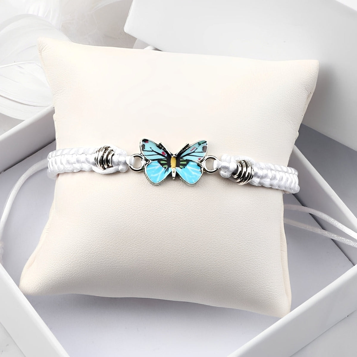 Elvina – Blue Butterfly Cuff