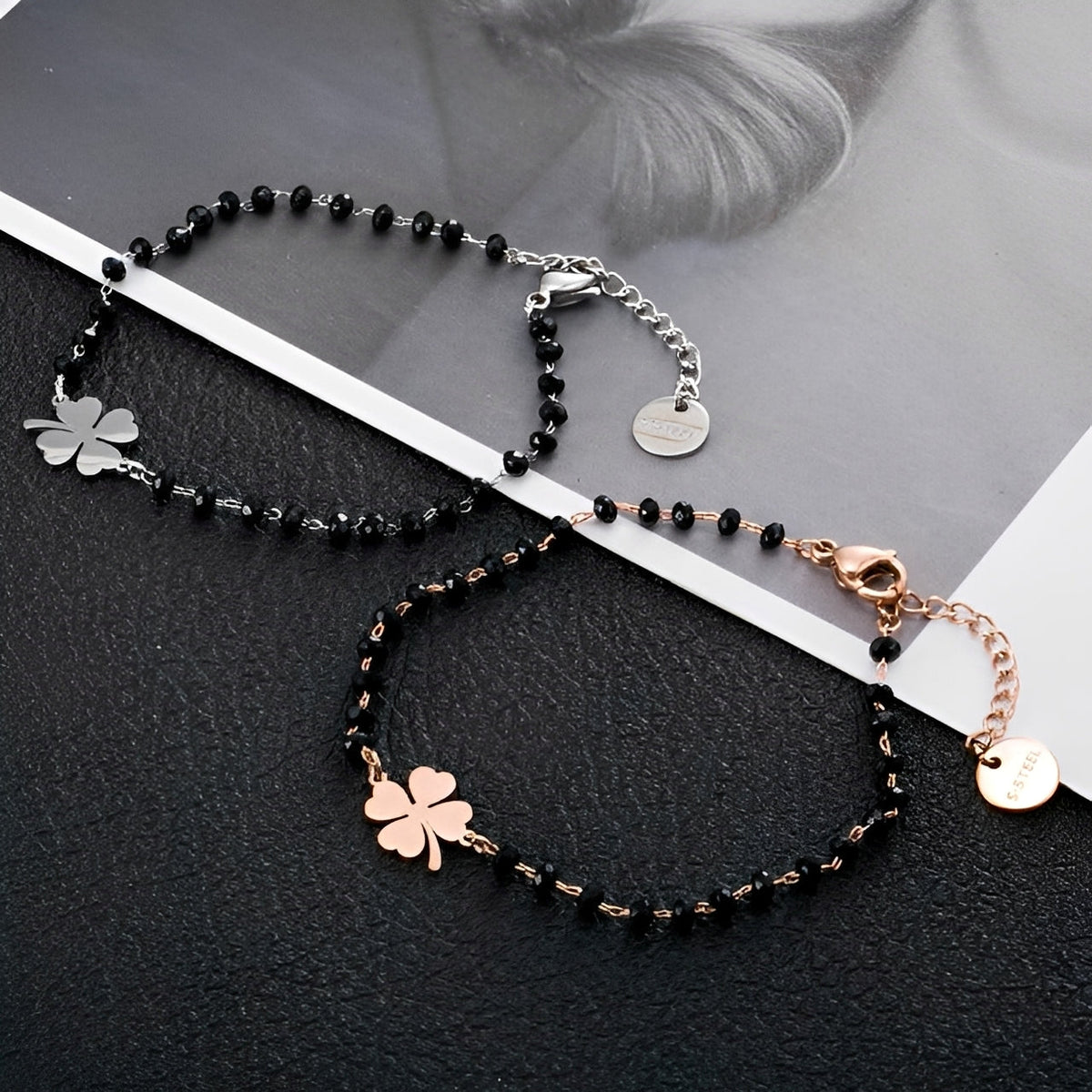 Faelya – Bracelet lucky charm four-leaf clover